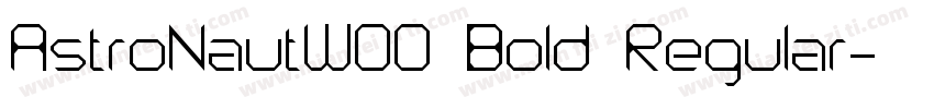 AstroNautW00 Bold Regular字体转换